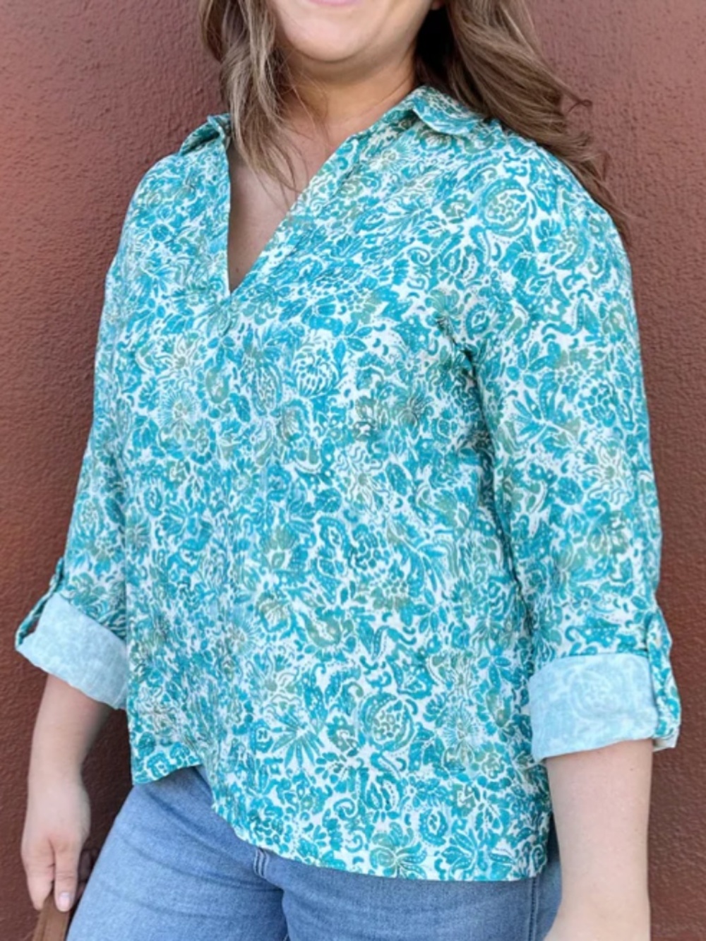 RipSkirt Hawaii Popover Al Mare Top